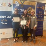 Greene County High School (Feb student): Patricia Randolph, Megan Calicott, Martha Franks (student Adrian Tirado-Rocha was unavailable)